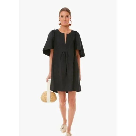 Tuckernuck | Dresses | Pomander Place Tuckernuck Womens Black Finley  Flutter Sleeve Dress Linen Sz Xs | Poshmark